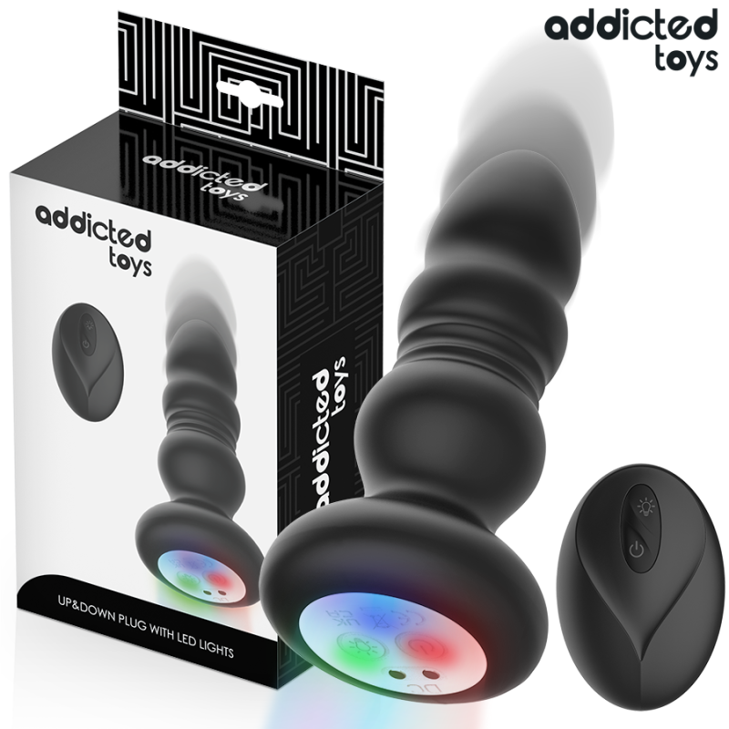 ADDICTED TOYS vibrating anal plug with rotation function and remote control – image 1 ADDICTED TOYS vibrating anal plug with rotation function and remote control – image 1