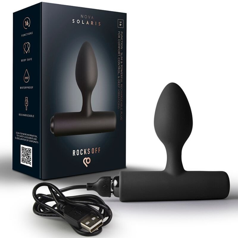 ROCKS-OFF Mini Rechargeable Vibrator with 16 Functions – image 1 ROCKS-OFF Mini Rechargeable Vibrator with 16 Functions – image 1