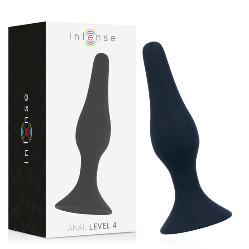 Intense Anal Dildo Level 4, 15,5 cm, Black – image 1