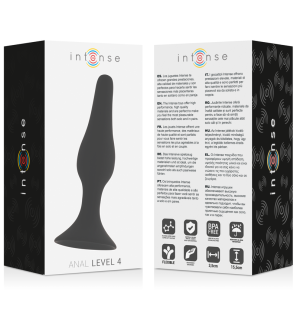 Intense Anal Dildo Level 4, 15,5 cm, Black – image 4