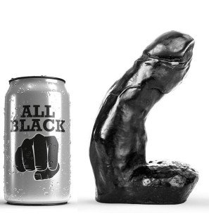 Realistischer Dildo 15 cm von ALL BLACK für intimen Komfort – Bild 1