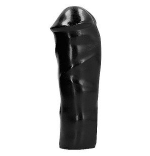 Realistyczne dildo 20 cm All Black zapewniające komfort analny – zdjęcie 2