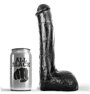 Realistyczne dildo analne 23 cm od ALL BLACK – zdjęcie 1