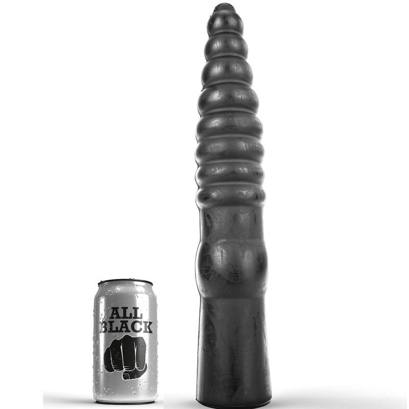 Dildo analne All Black 33 cm do intymnego wellness – zdjęcie 1