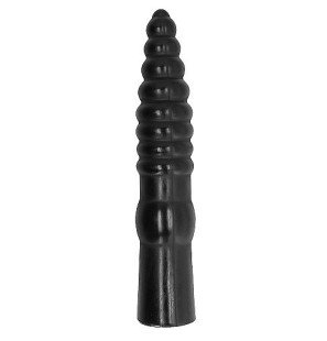 Dildo analne All Black 33 cm do intymnego wellness – zdjęcie 2