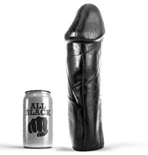 Dildo All Black 28 cm bez jąder – zdjęcie 1