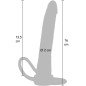 Siliconen anale penetrator 16 cm van Get Real – foto 3