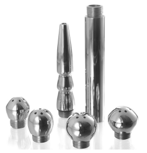 Metal Hard anale en vaginale reinigingsset 5-delig