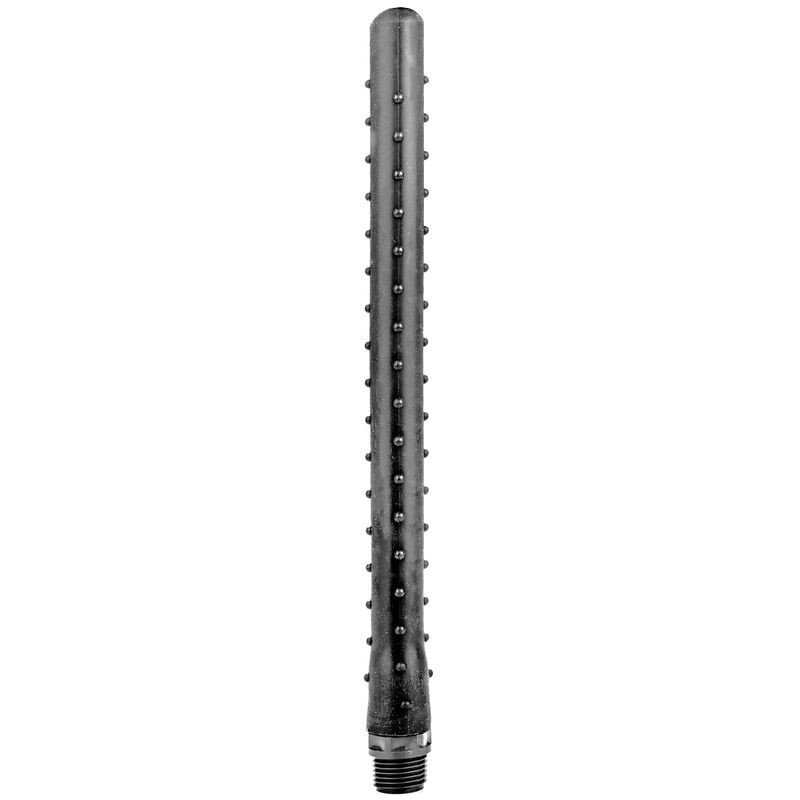 Ribbed silicone anal douche 27 cm by ALL BLACK – image 1