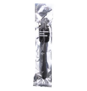 Ribbed silicone anal douche 27 cm by ALL BLACK – image 2