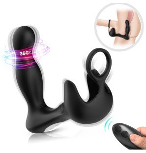 ARMONY anal vibrator with testicle simulator and remote control – image 1