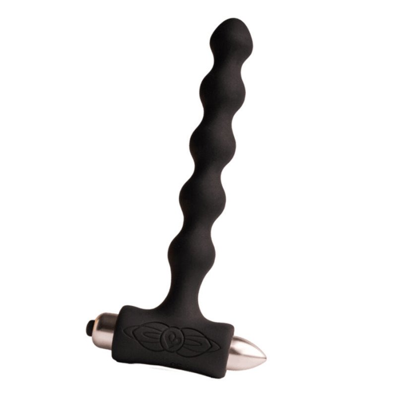 ROCKS-OFF Petite Sensations vibrierender Analplug mit Perlenstruktur – Bild 1