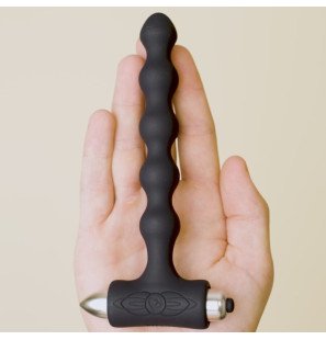 ROCKS-OFF Petite Sensations vibrierender Analplug mit Perlenstruktur – Bild 2