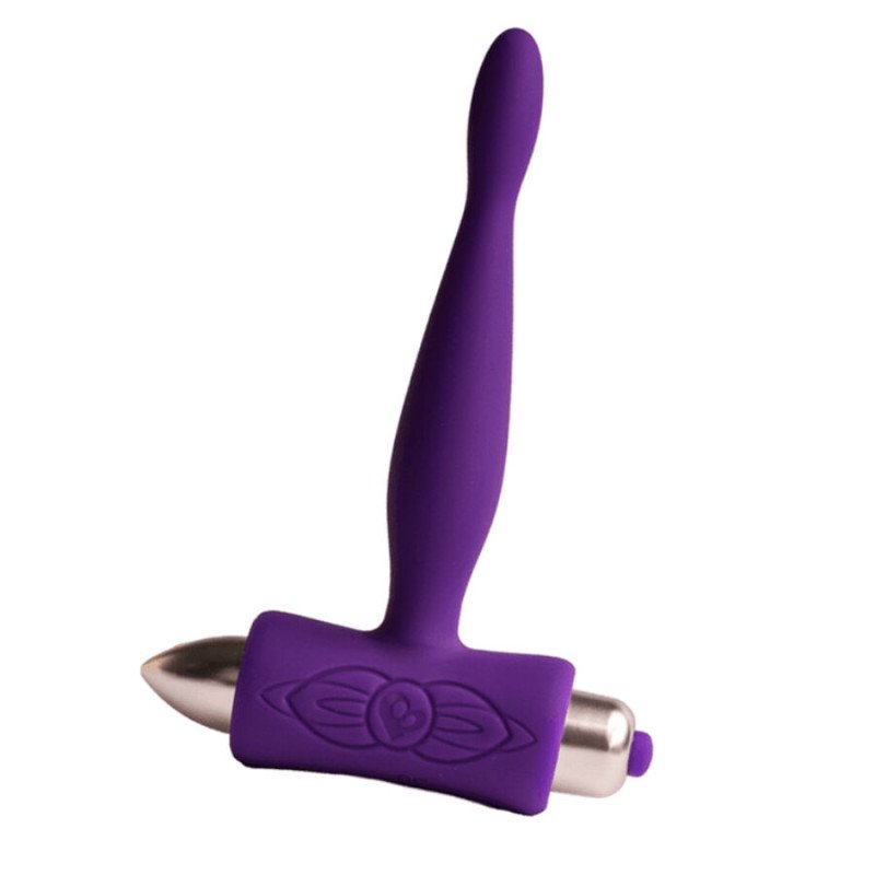 ROCKS-OFF Petite Sensations Teazer anal plug vibrator 124 mm purple – image 1