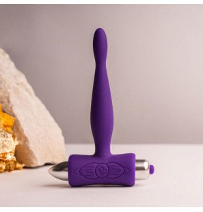 ROCKS-OFF Petite Sensations Teazer vibrierender Analplug 124 mm violett – Bild 2