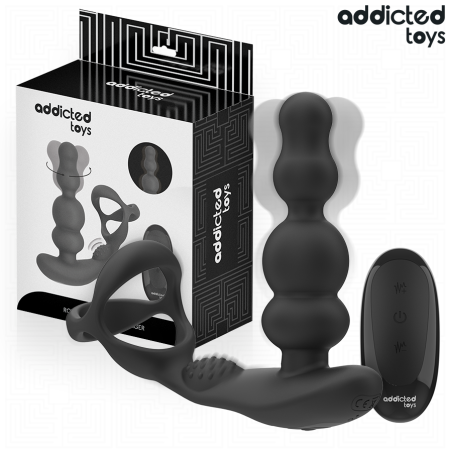 Addicted Toys roterende prostaatmassager met afstandsbediening 132 mm