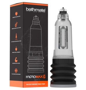 BATHMATE Hydromax 5 transparante penispomp van 26 cm