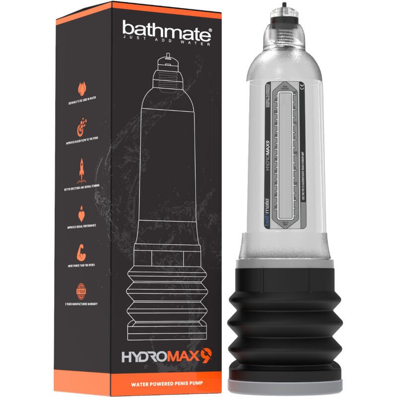 BATHMATE Hydromax 9 transparent penis vacuum pump, 17,8 cm – image 1