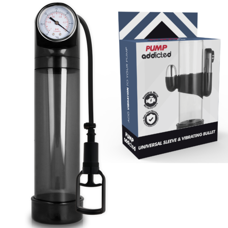 RX9 erectiepomp met vibrator van PUMP ADDICTED, 30 cm