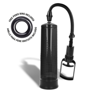 Intense Black Penis Pump, 20 cm, for Intimate Wellness – image 2