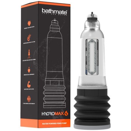 Bathmate Hydromax 6 heldere penispomp van 15 cm