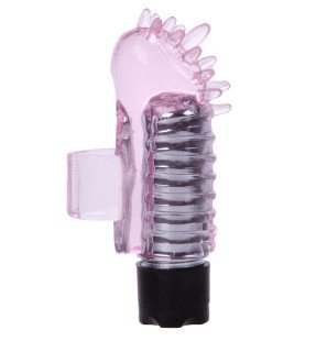 Mini vibromasseur à doigt en silicone BAILE 7,5 cm – photo 1