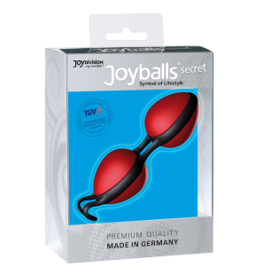 JOYDIVISION Joyballs boules vaginales 10 cm noires et rouges – photo 3