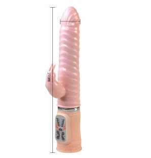 BAILE Rabbit vibrator 27 cm with rotating function – image 2