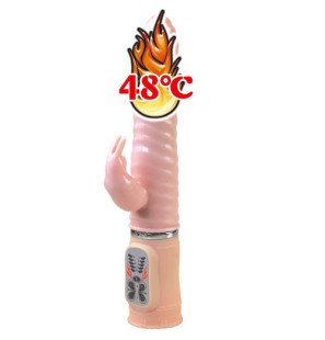 BAILE Rabbit vibrator 27 cm with rotating function – image 3