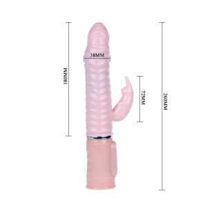 BAILE Rabbit vibrator 27 cm with rotating function – image 10