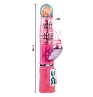 Vibromasseur rabbit rotatif 27 cm BAILE Passie Rock Bunny – photo 2