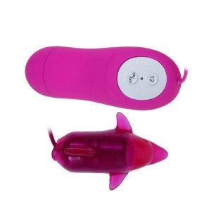 Vibromasseur dauphin miniature Baile 12V, format compact de 65 mm – photo 4