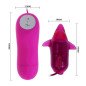Vibromasseur dauphin miniature Baile 12V, format compact de 65 mm – photo 5