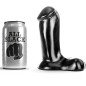 Gode réaliste 14 cm avec base large All Black – photo 1