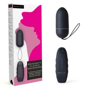 B SWISH Bnaughty Classic Unleashed Black Vibrator – image 5