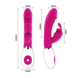 Pretty Love Flirtatie rabbit vibrator, 20,4 cm – image 6