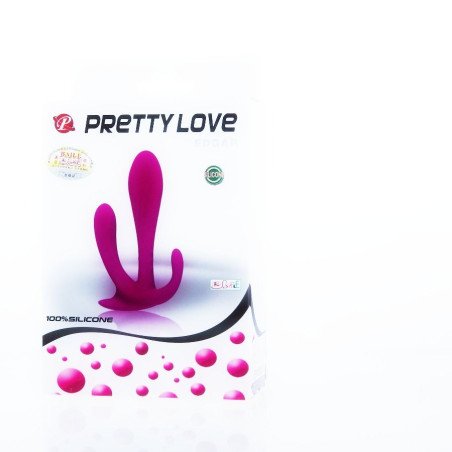 Pretty Love Edgar dildo met dubbele stimulatie 11 cm