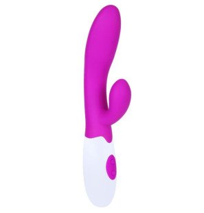 Pretty Love Alvis vibrator with clitoral stimulator, 20 cm – image 1