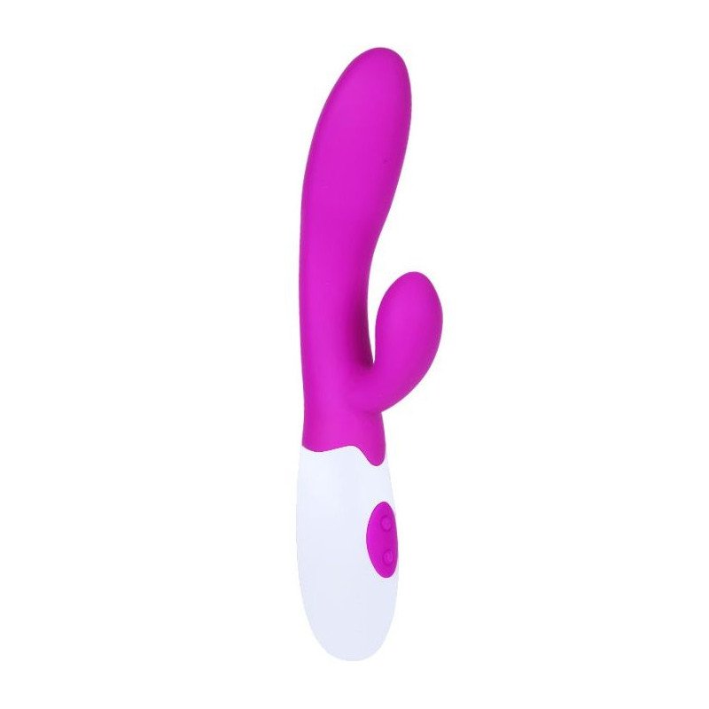 Pretty Love Alvis vibrator with clitoral stimulator, 20 cm – image 1