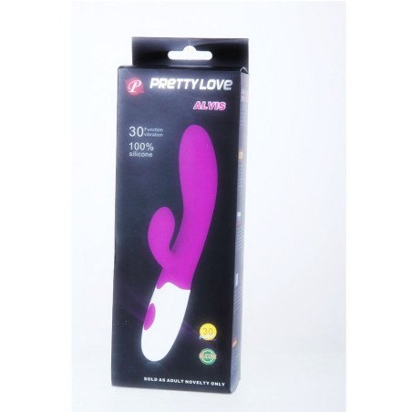 Pretty Love Alvis Vibrator mit Klitorisstimulator, 20 cm