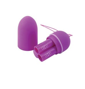 B SWISH Unleashed, liliowy wibrator z pilotem 7,6 cm – zdjęcie 2