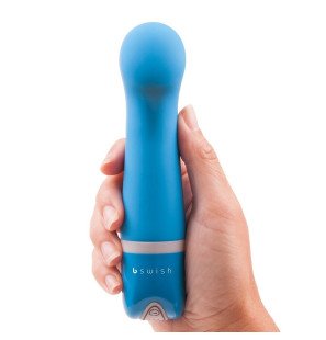 B SWISH Deluxe Curve Blue Lagoon gebogener Vibrator 15,24 cm – Bild 4