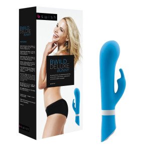 B SWISH BWILD Deluxe Bunny, vibromasseur rabbit jade 19 cm – photo 2