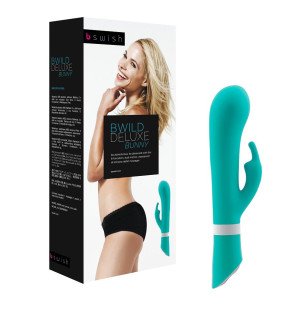 B SWISH BWILD Deluxe konijnenvibrator 19,03 cm Jade – foto 2