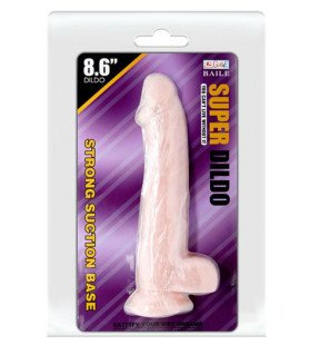 Gode réaliste avec ventouse et texture 22 cm – photo 5