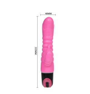 Vibromasseur rose Baile 22,5 cm – photo 5