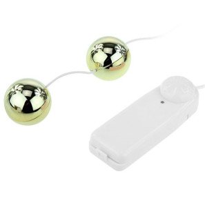 Gold Chinese Balls Vibrator Baile 3,2 cm – image 2
