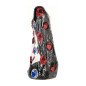Realistische anale dildo All Black 20 cm met golvende textuur – foto 3
