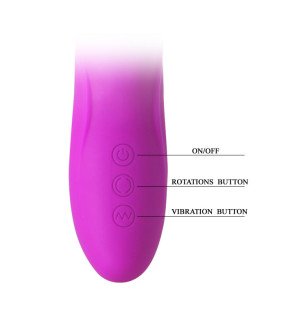 Vibromasseur rabbit Pretty Love Ward avec mouvement de haut en bas – photo 6