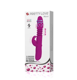 Vibromasseur rabbit Pretty Love Ward avec mouvement de haut en bas – photo 8
